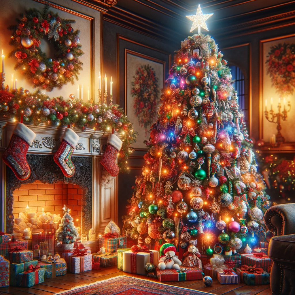 Housses de coussin sapin et décoration des fêtes de Noël