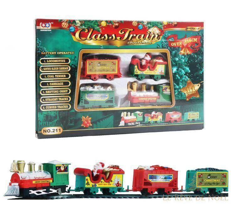 Train de Noël électrique
