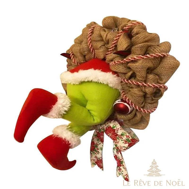 Couronne de noël macramé