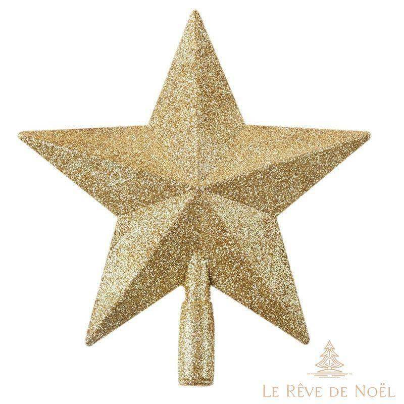 Cimier de sapin de Noël : Etoile