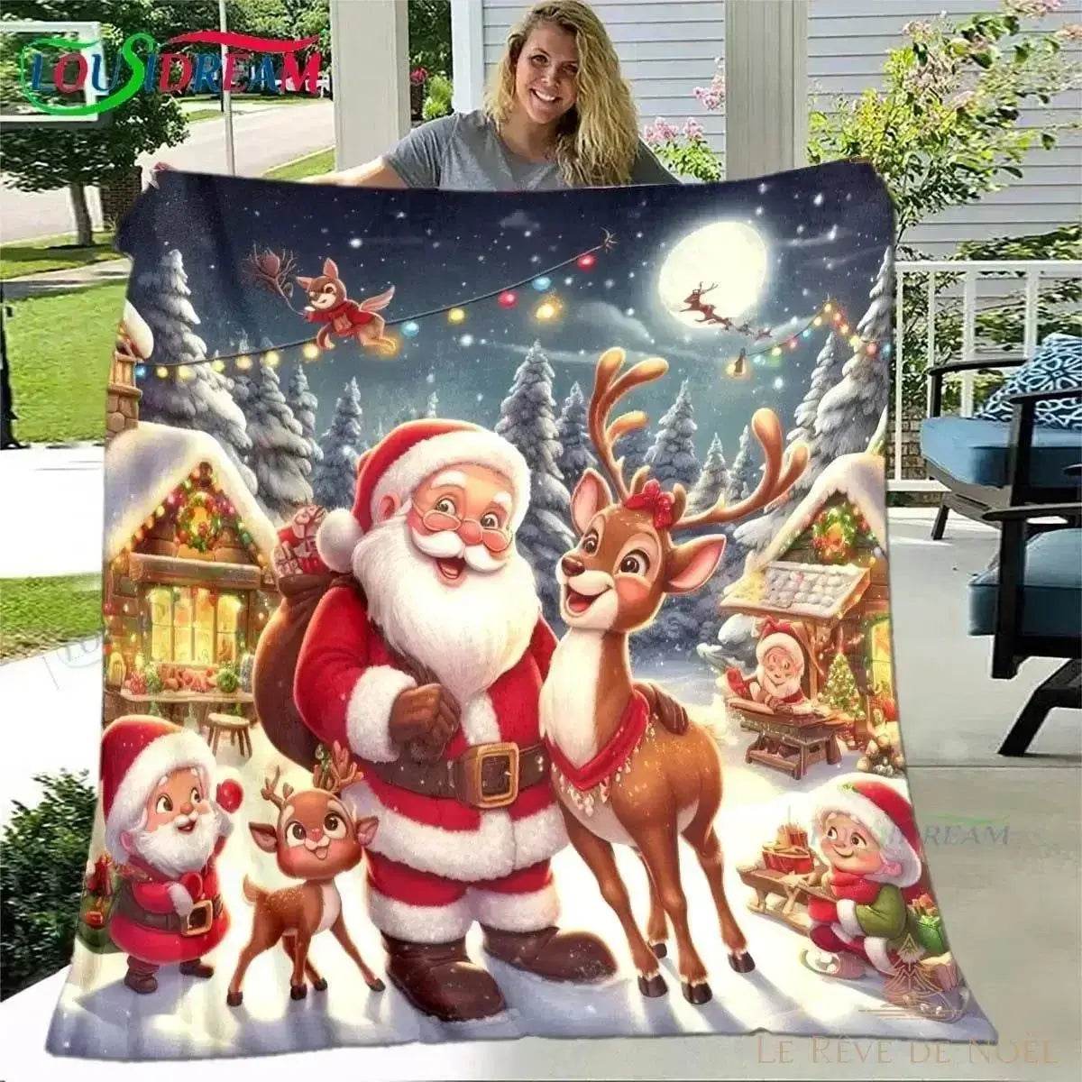 Plaid de Noël pas cher