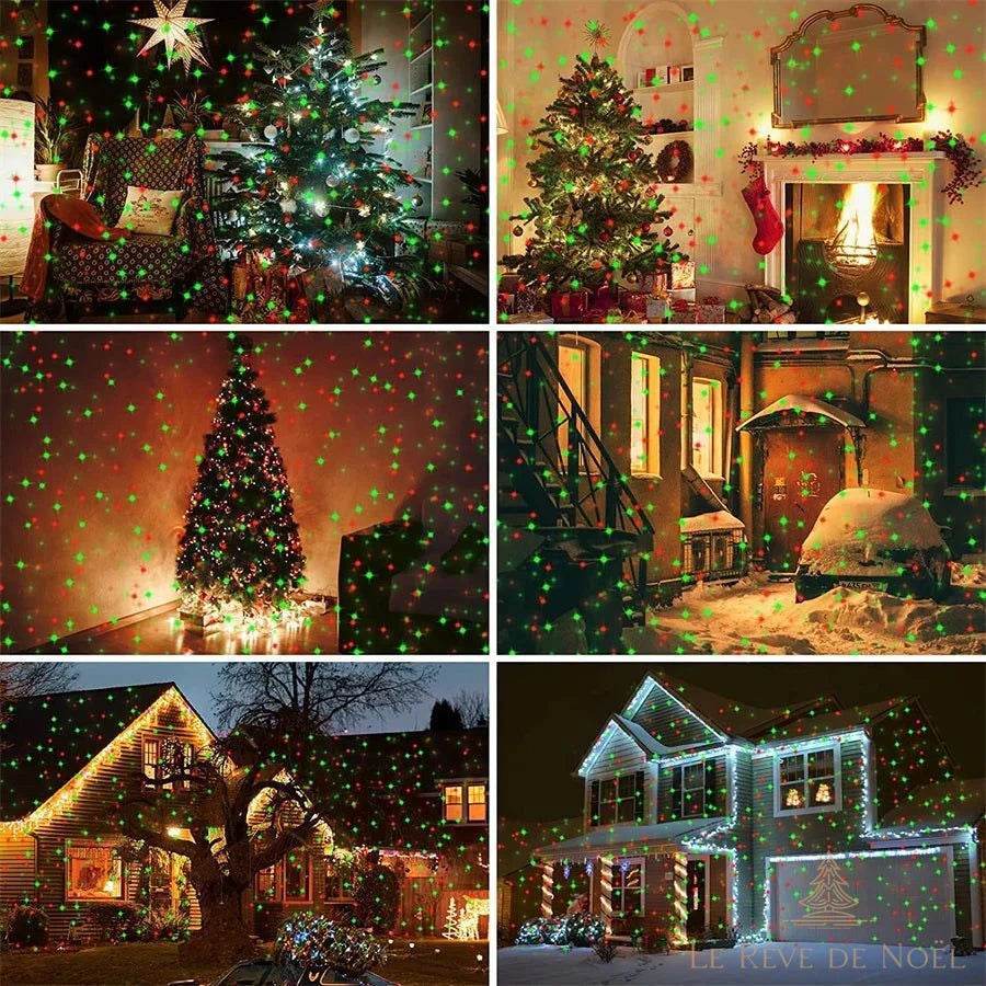 Projecteur Noël extérieur solaire