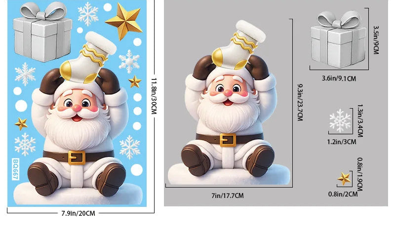 Stickers Noël étoiles