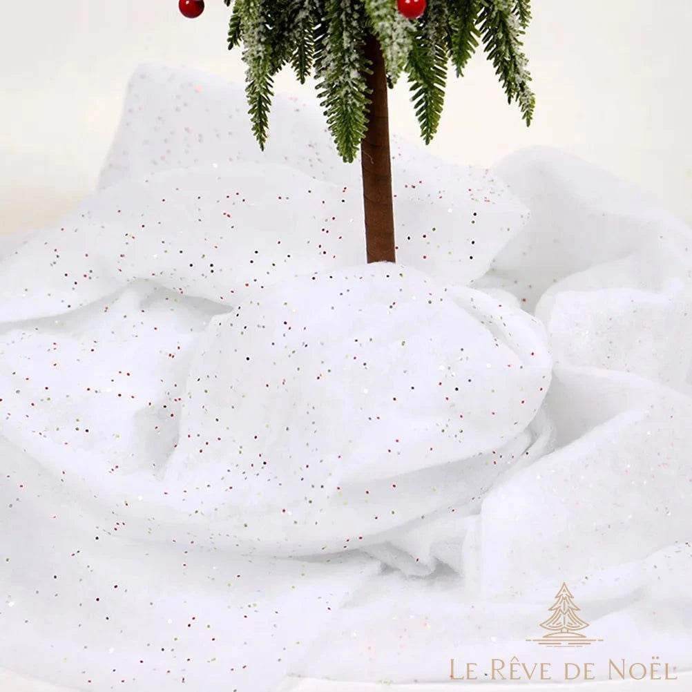 Tapis de neige pailleté