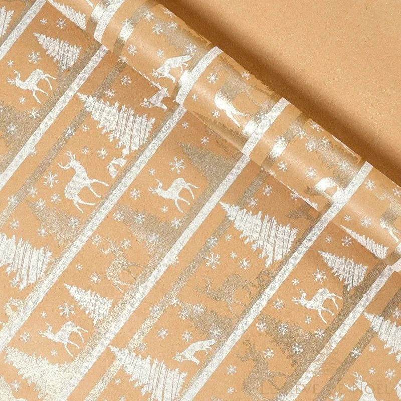 Papier cadeau doré