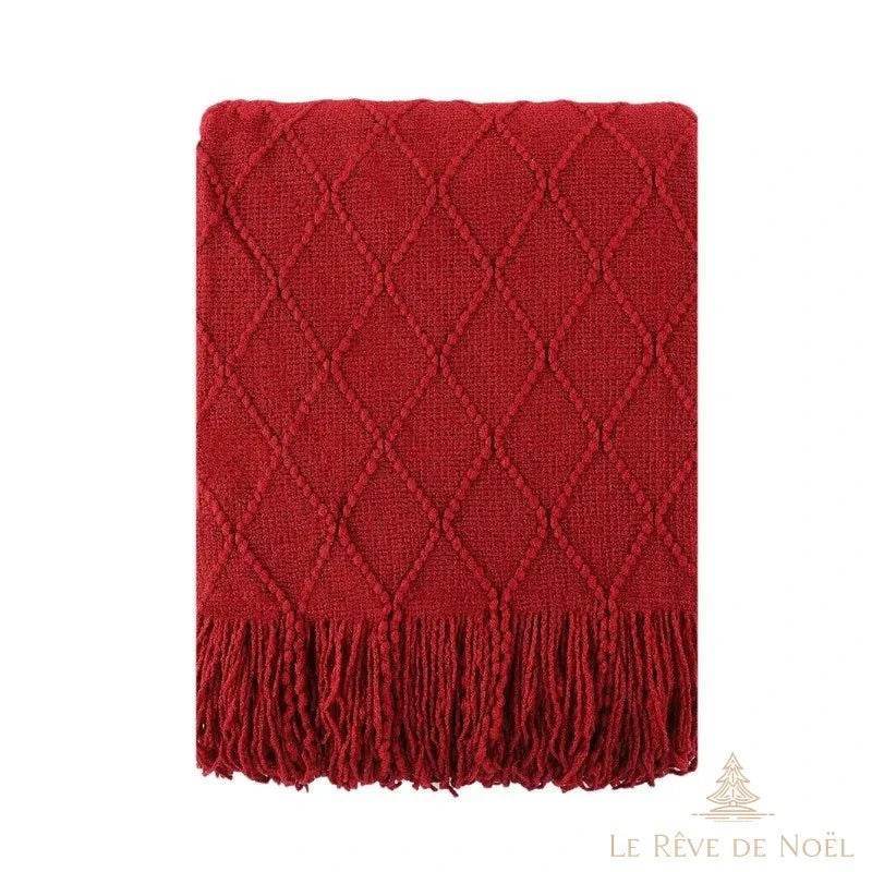 Plaid de Noël crochet