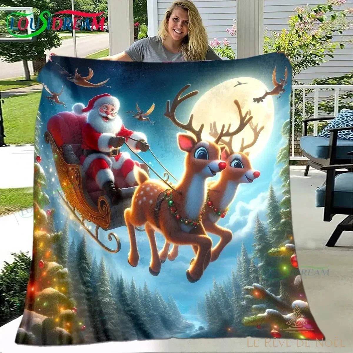 Plaid de Noël pas cher