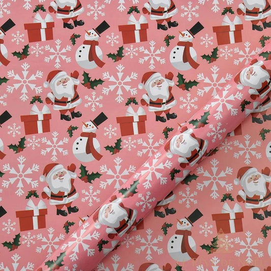 Papier cadeau rose