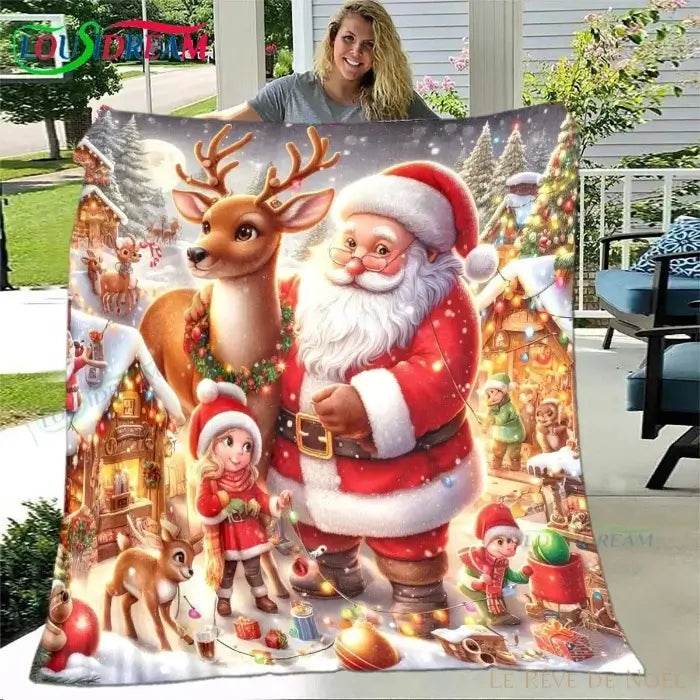 Plaid de Noël pas cher