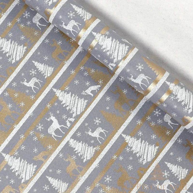 Papier cadeau doré