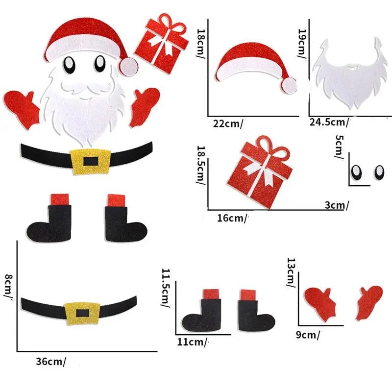 Stickers porte Noël