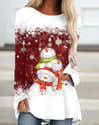 Pull De Noël Rigolo Femme - Sweater Festif Avec Motifs, Confortable Et Chaud Pour Les Fêtes - 9