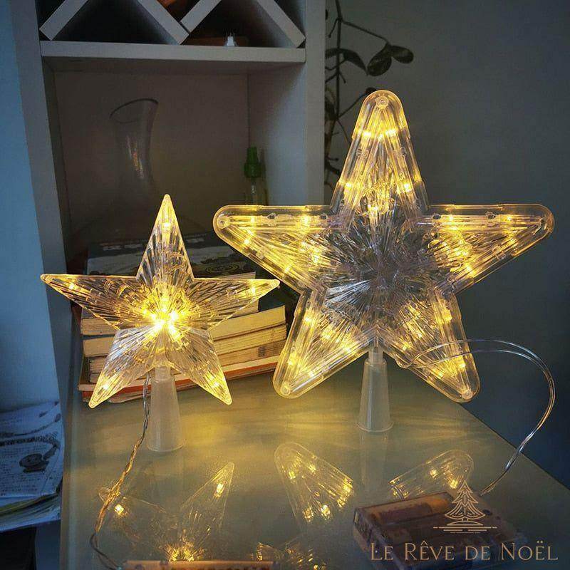 Cimier de sapin de Noël Led