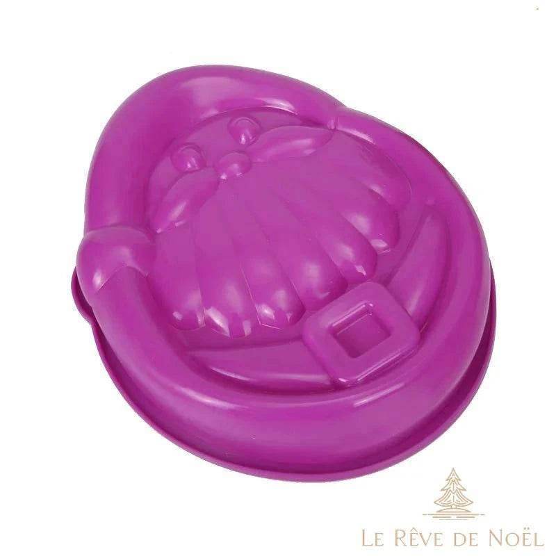 1 moule Père Noël en matière semi-rigide 19 cm environ 1 moule Père Noël en matière semi-rigide 19 cm environ