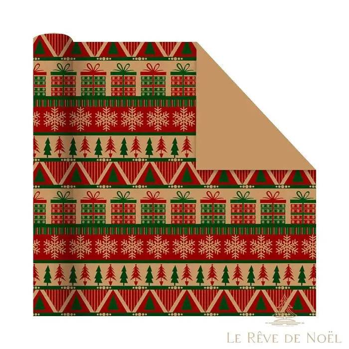 Papier cadeau vintage