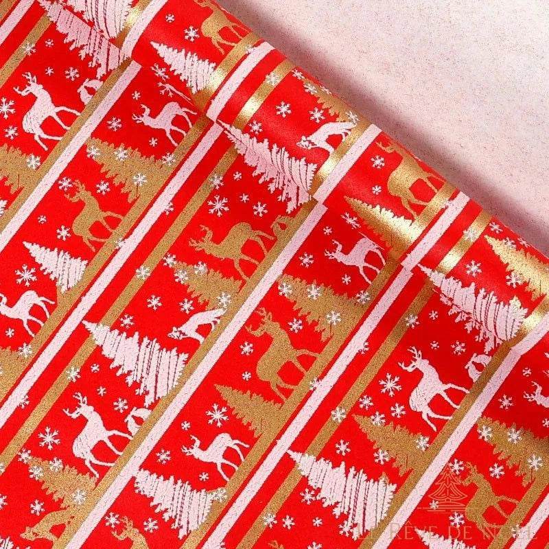 Papier cadeau doré