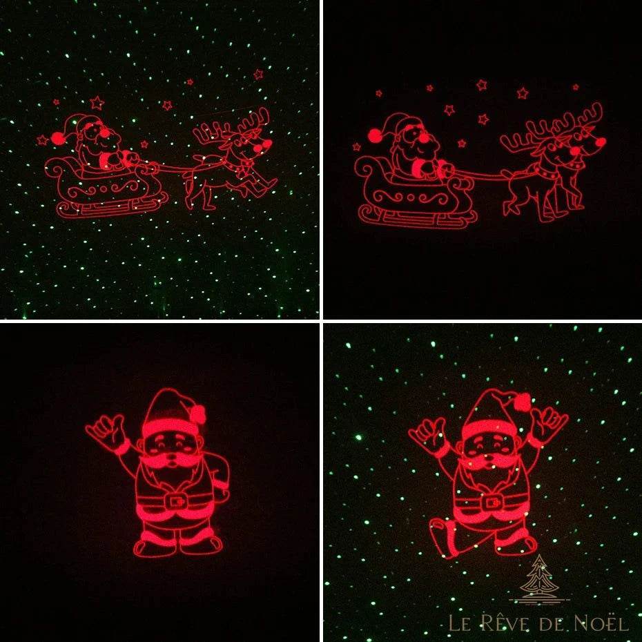 Projecteur traineau Père Noël