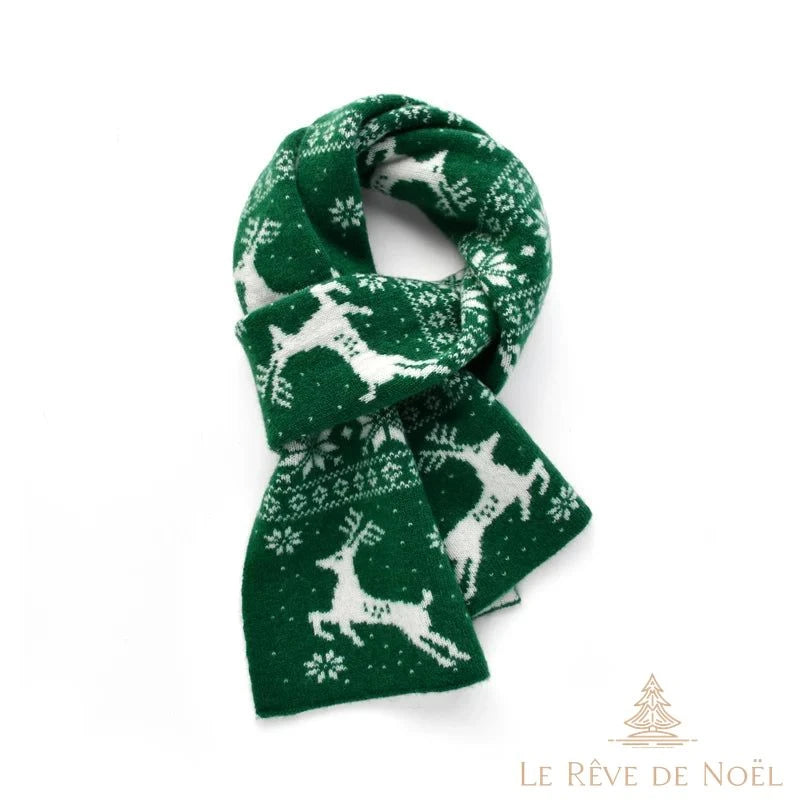 écharpe de Noël en laine