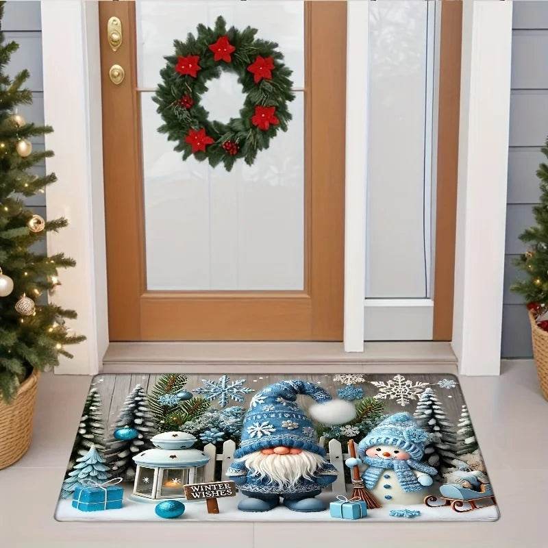 Tapis Bleu Noël