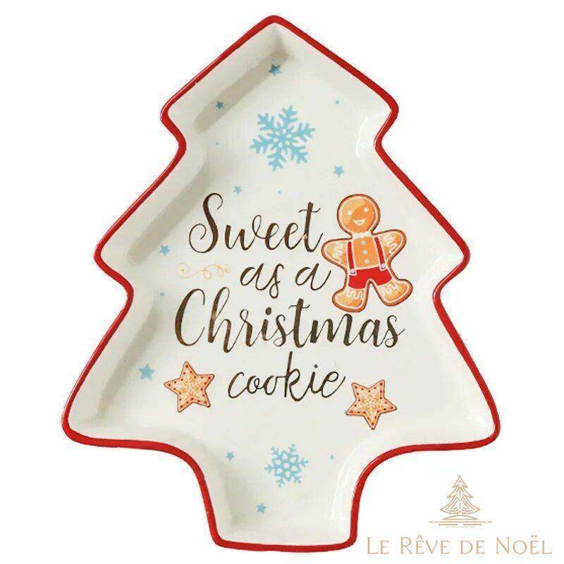 Assiette sapin de noël