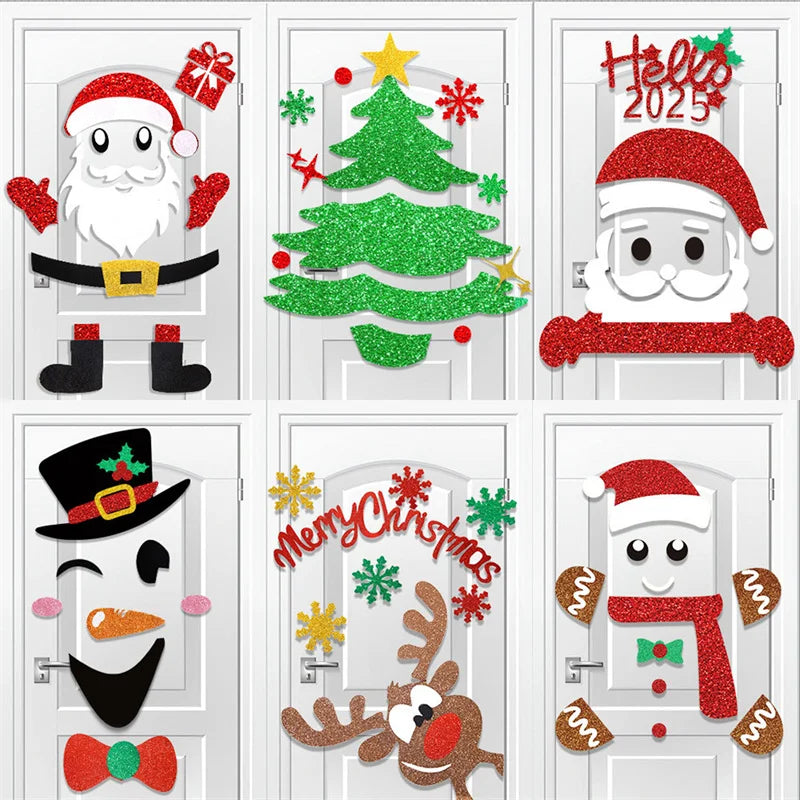 Stickers porte Noël