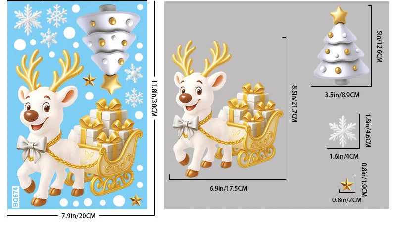 Stickers Noël étoiles