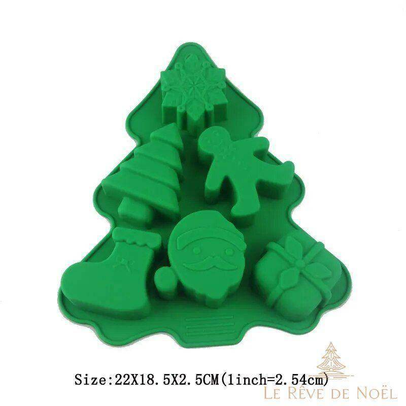 Moule En Silicone Vert En Forme De Sapin De Noël Pour Femme | OVS