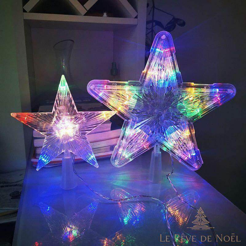 Cimier de sapin de Noël Led