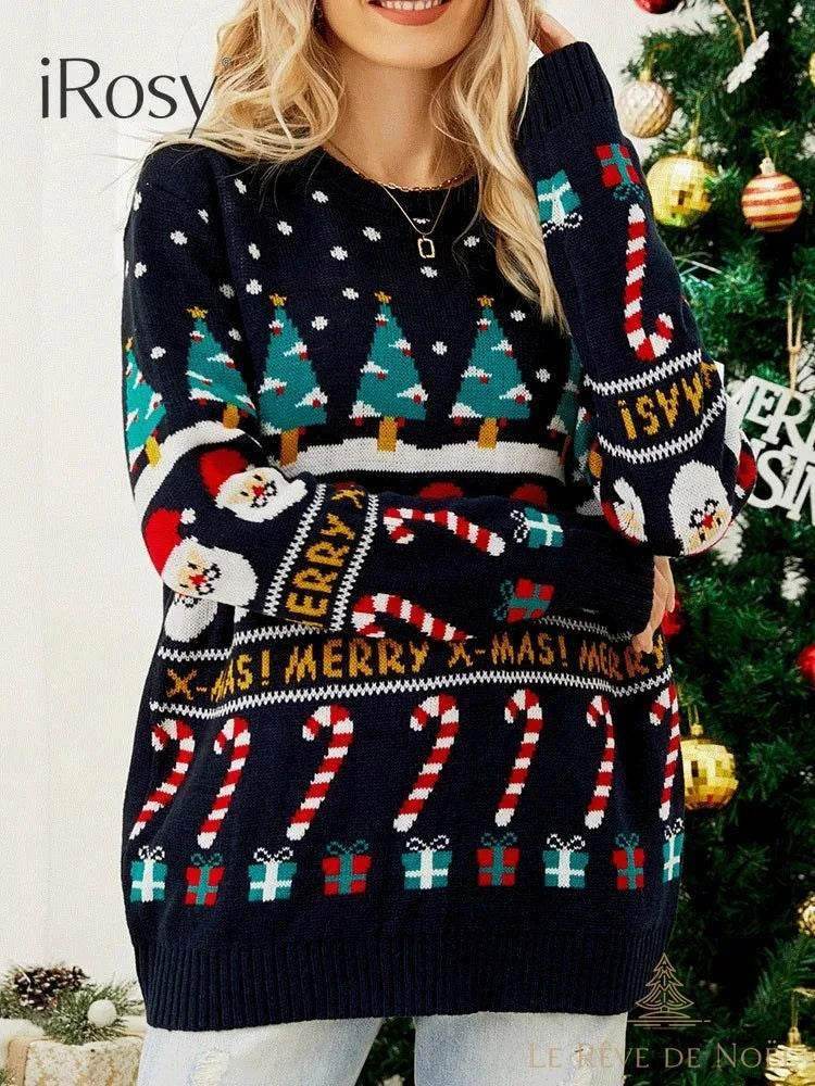 Pull de Noël femme beau
