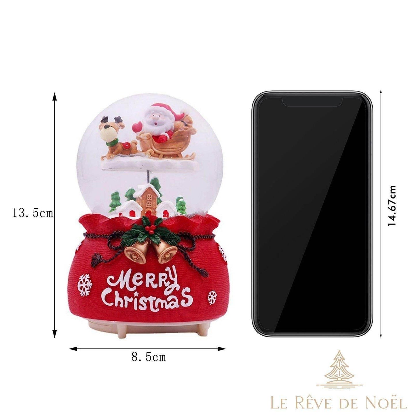 Boule à neige : Musicale Noël