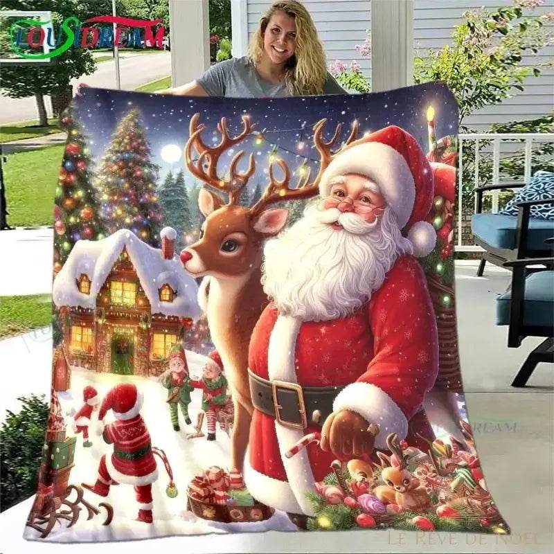 Plaid de Noël pas cher
