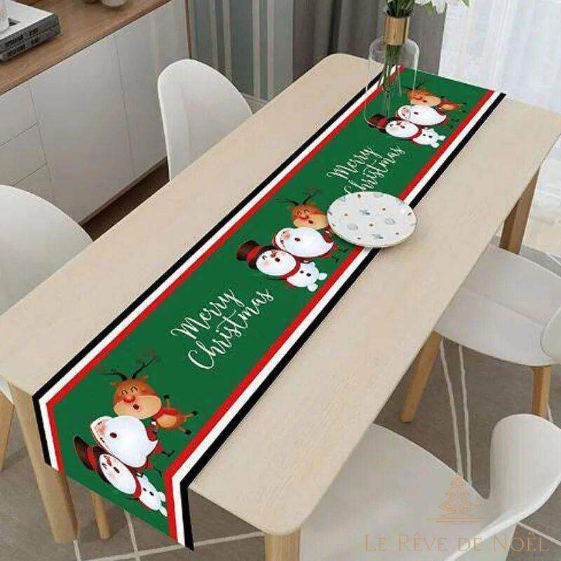 Chemin de table Joyeux Noël