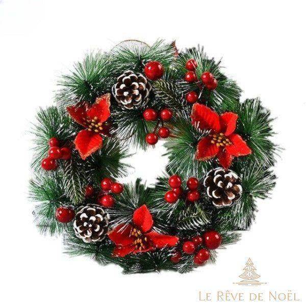 Couronne de Noël Pomme de Pin