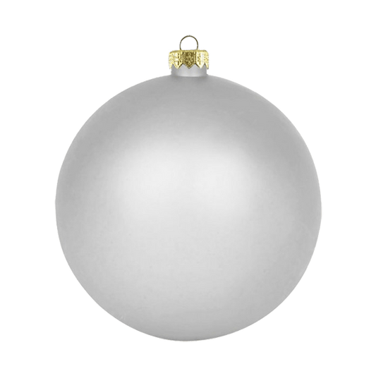 Boule de Noël standard matte - Argent - Décorations de Noël