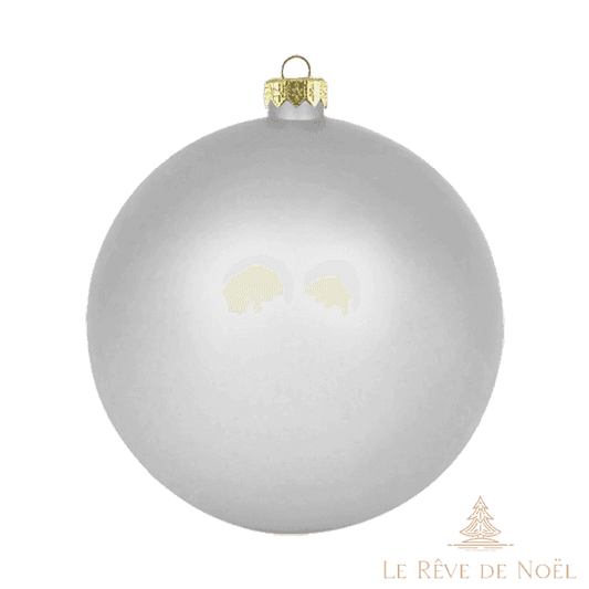 Boule de Noël standard matte - Argent - Décorations de Noël