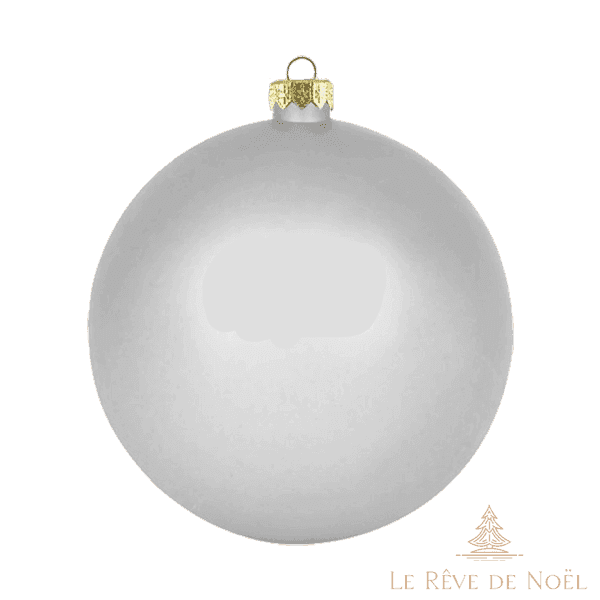 Boule de Noël standard matte - Argent - Décorations de Noël