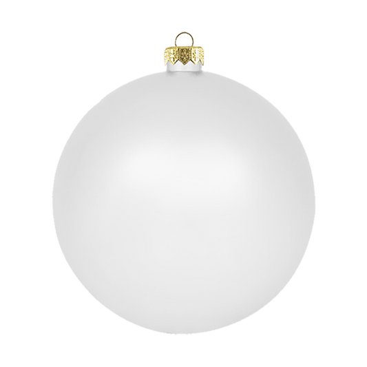 Boule standard matte - Blanc - Décorations de Noël