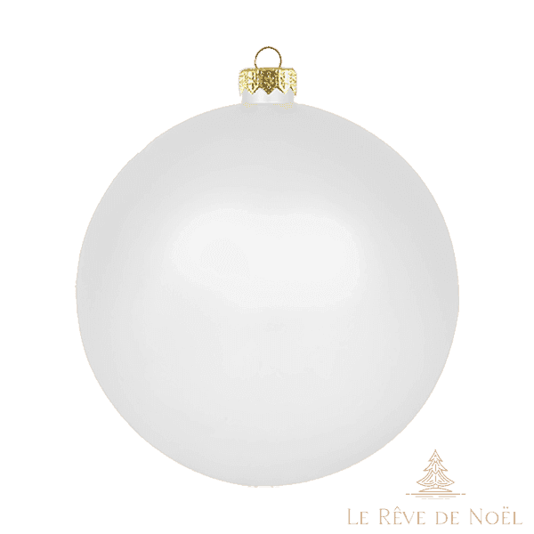 Boule standard matte - Blanc - Décorations de Noël