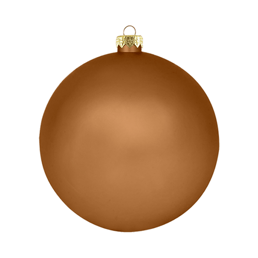 Boule standard matte - Cuivre - Décorations de Noël