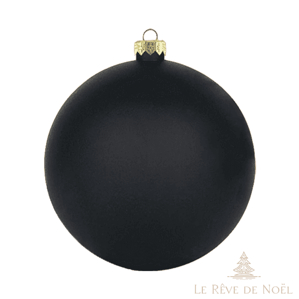 Boule standard matte - Noir - Décorations de Noël