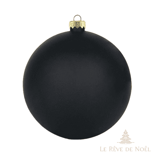 Boule standard matte - Noir - Décorations de Noël