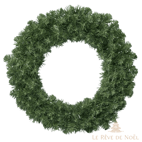 Couronne en sapin artificiel - Vert - Décorations de Noël