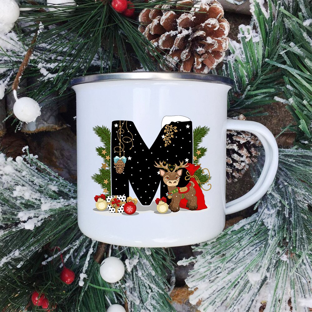 Mugs Tasse de Noël - Lettre au choix