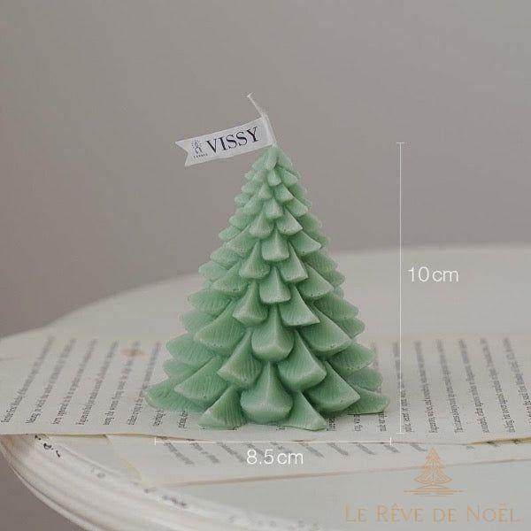 Bougie de Noël - Sapin vert