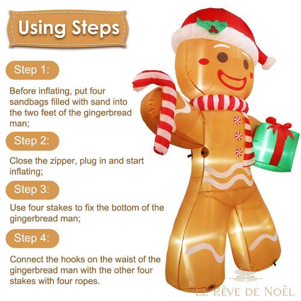 Structure de Noël gonflable - P'tit biscuit