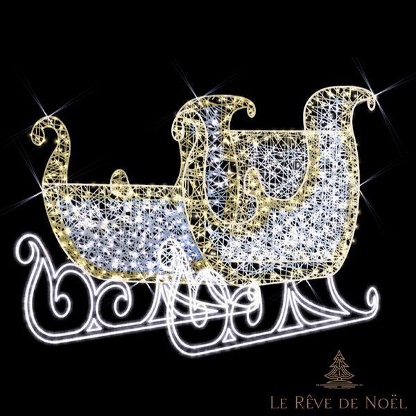 Traineau illuminé