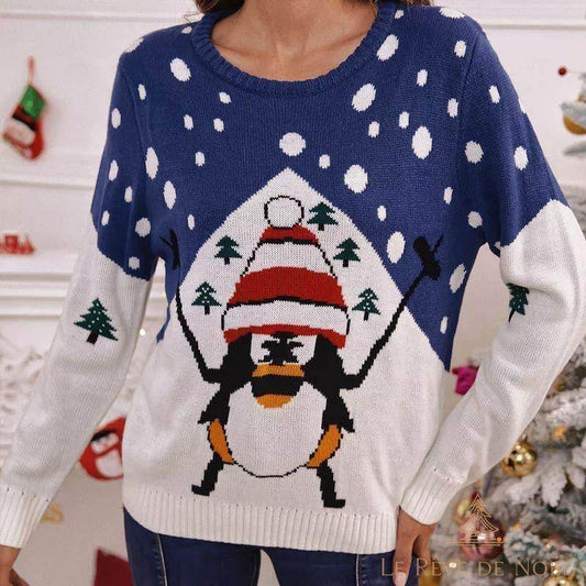 Pull de Noël en laine femme