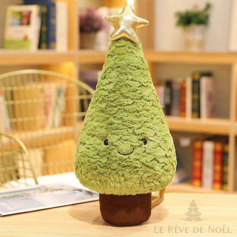 Peluche sapin de Noël avec étoile