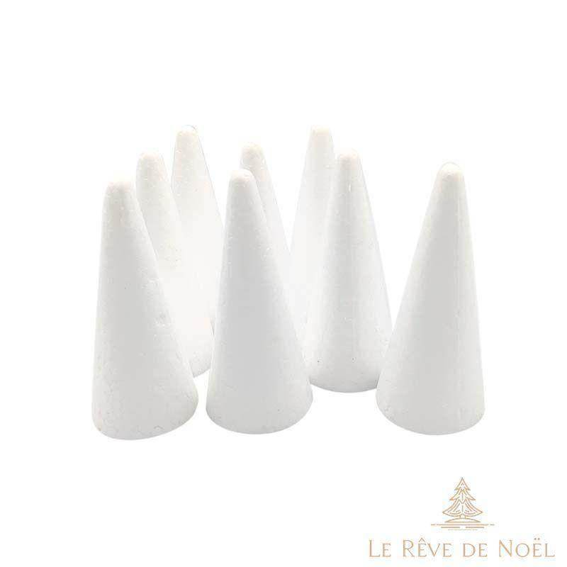 Forme en polystyrène : Cône de Noël