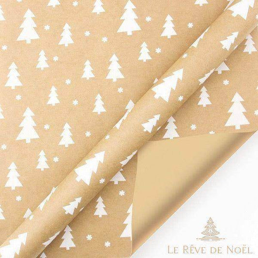 Papier cadeau de Noël - Sapin
